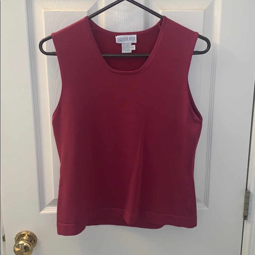 Lady Player Sleeveless Womens Blouse